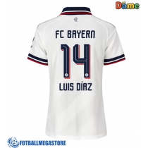 Fotballdrakt Dame Bayern Munich Luis Diaz #14 Bortedrakt 2026-27 Kortermet